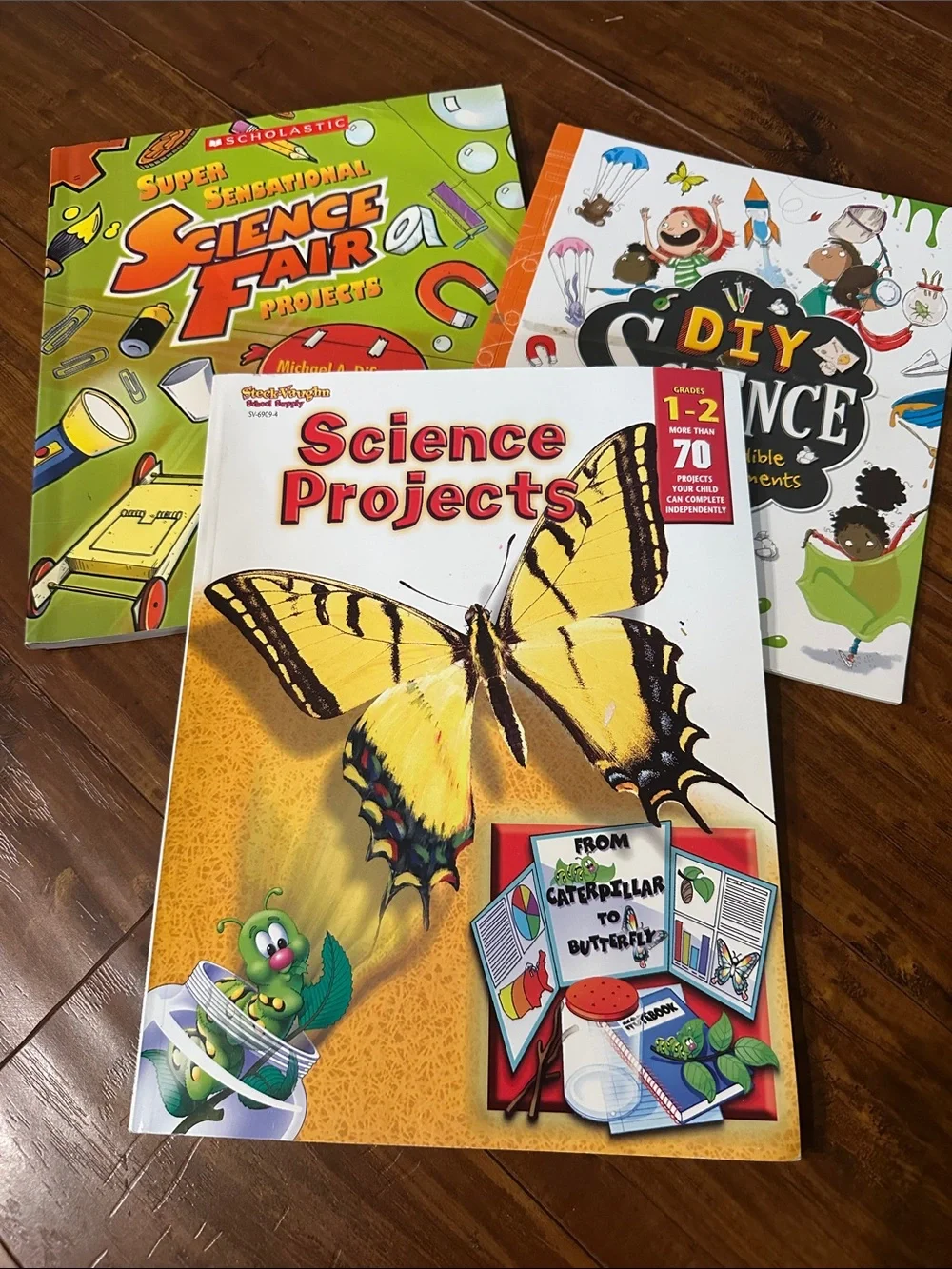 Science Fair & DIY Science Books Lot of 3 STEM Experiments Homeschool